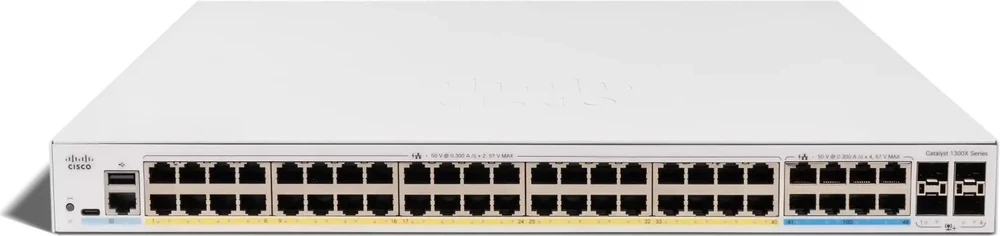 Šakotuvas Cisco CATALYST 1300X 8-PORT 5GE - 40-PORT GE UPOE 4X10G SFP+