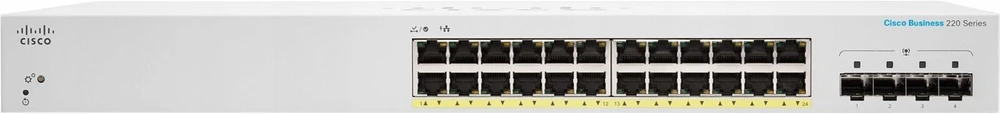 Šakotuvas Switch Cisco CBS220-24FP-4G-EU-RF