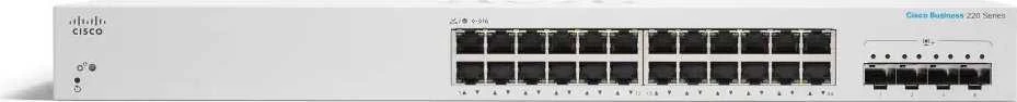 Šakotuvas Cisco CBS220 SMART 24-PORT GE 4X10G - SFP+