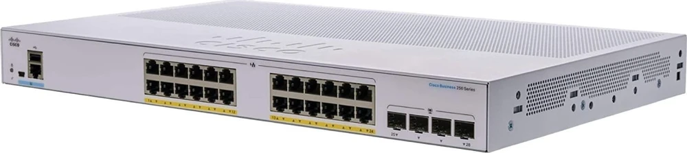 Šakotuvas Switch Cisco CBS250-24P-4X-EU-RF