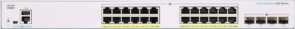 Šakotuvas Switch Cisco CBS250-24P-4X-EU-RF
