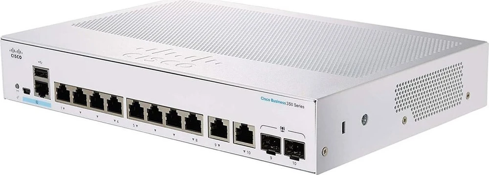 Šakotuvas Switch Cisco CBS350-8S-E-2G-EU-RF