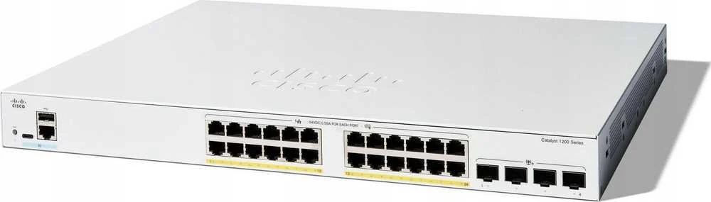 Šakotuvas Cisco CATALYST 1200 24-PORT GE FULL - POE 4X10G SFP+