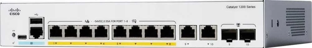 Šakotuvas Cisco Catalyst C1200-8FP-2G