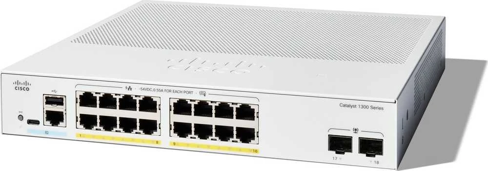 Šakotuvas Cisco Catalyst C1300-16P-2G