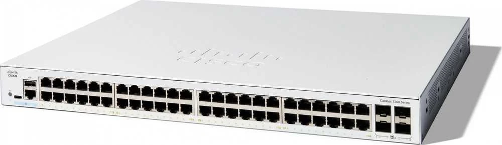 Šakotuvas Cisco CATALYST 1200 48-PORT GE 4X10G - SFP+