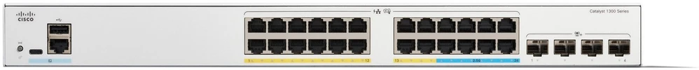 Šakotuvas Cisco CATALYST 1300 8-PORT 2.5GE - 16-PORT GE POE 4X10G SFP+