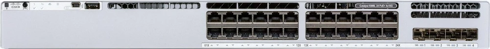 Šakotuvas Cisco CATALYST 9300L 24P POE NETWORK - ADVANTAGE 4X1G UPLINK
