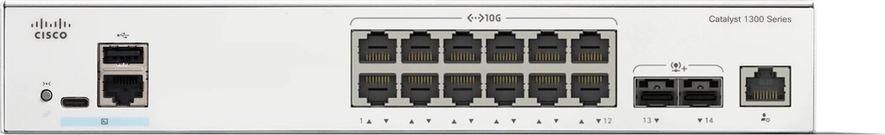 Šakotuvas Switch Cisco C1300-12XT-2X-RF