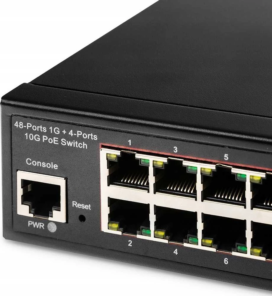 Šakotuvas Cudy GS2048PS4 Valdomas L2 Gigabit Ethernet (10/100/1000) Maitinimas per Ethernet (PoE) Juodas
