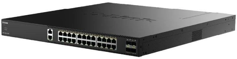 Šakotuvas D-Link DXS-1250-28YP/E 28-Port 10G Smart Managed PoE Switch | D-Link