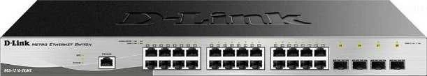 Šakotuvas D-Link DGS-1210-52/ME/E 48 prievadų 10/100/1000BASE-T + 4 prievadų 1 Gbps SFP prievadai Metro Ethernet