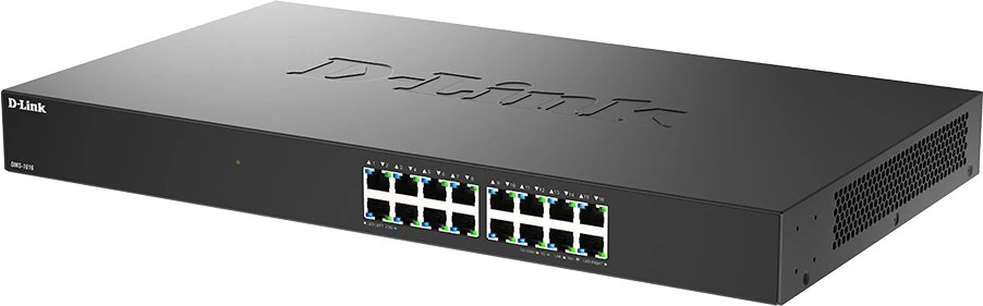 Šakotuvas D-Link DMS-1016/E kelių gigabitų nevaldomas komutatorius - Komutatorius - 0.1 Gbps