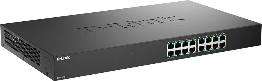 Šakotuvas D-Link DMS-1016/E kelių gigabitų nevaldomas komutatorius - Komutatorius - 0.1 Gbps