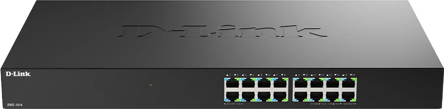 Šakotuvas D-Link DMS-1016/E kelių gigabitų nevaldomas komutatorius - Komutatorius - 0.1 Gbps