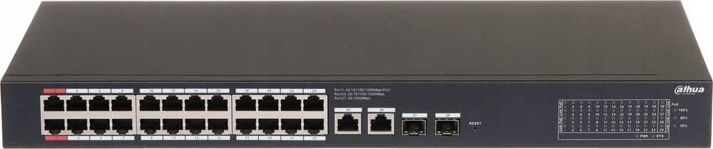 Šakotuvas SWITCH POE CS4228-24GT-375 24 PRIEVADŲ SFP DAHUA