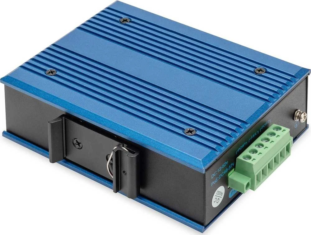 Šakotuvas „Digitus 4P Gigabit PoE“ komutatorius, nevaldomas, 1xSFP