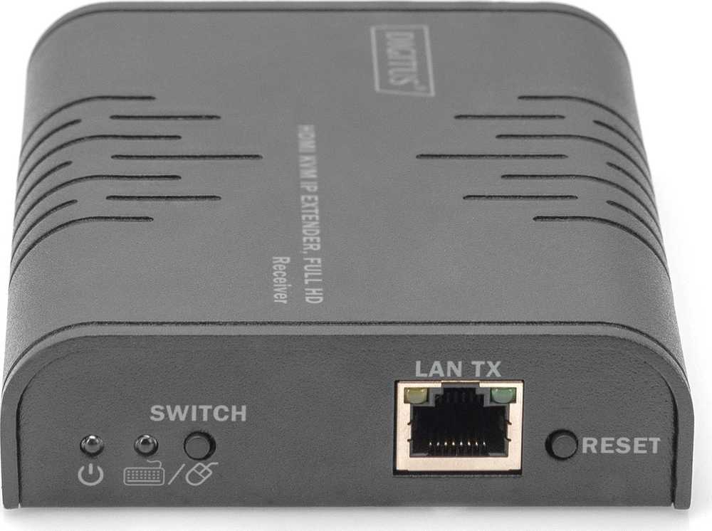 „Switch Digitus DIGITUS HDMI KVM IP“ ilgintuvas, „Full HD“ 1,2 m kabelis