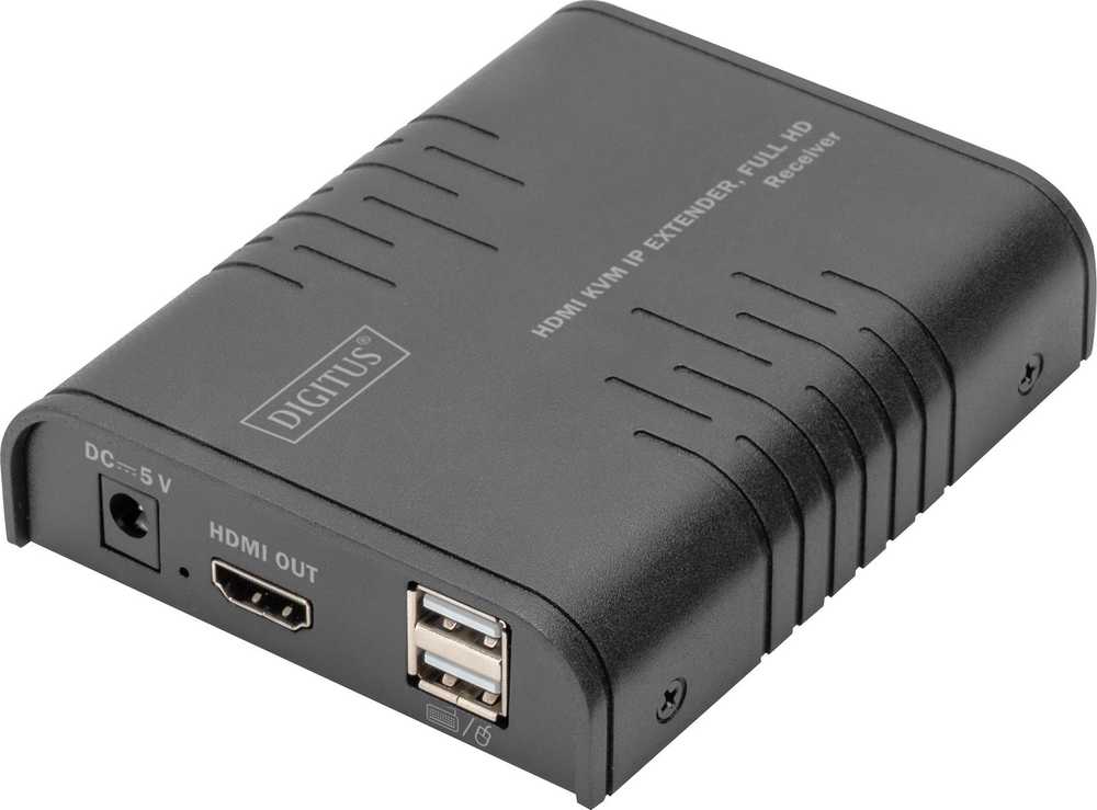 „Switch Digitus DIGITUS HDMI KVM IP“ ilgintuvas, „Full HD“ 1,2 m kabelis