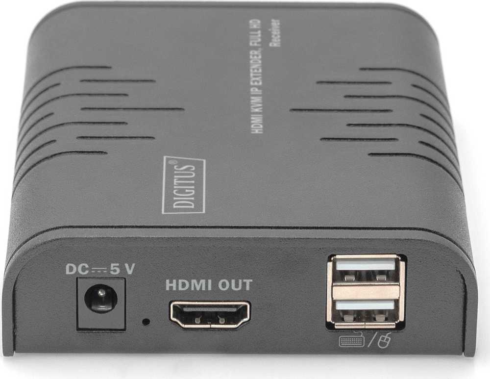 „Switch Digitus DIGITUS HDMI KVM IP“ ilgintuvas, „Full HD“ 1,2 m kabelis