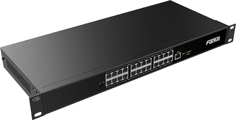 Šakotuvas Fanvil PN24 łącza jungiama į tinklą Nie zarządzany Fast Ethernet (10/100) Juodas
