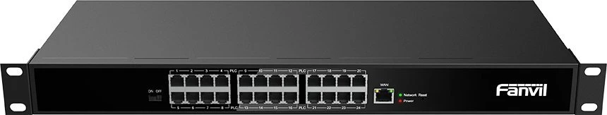 Šakotuvas Fanvil PN24 łącza jungiama į tinklą Nie zarządzany Fast Ethernet (10/100) Juodas
