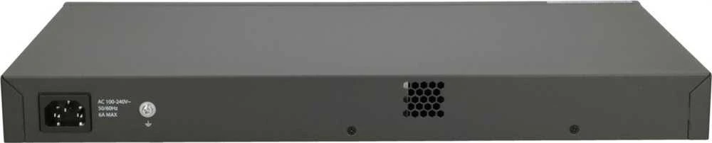 Šakotuvas FBH FiberHome S4820-28T-X-PE-AC tinklo komutatorius Valdomas L2/L3 Gigabit Ethernet (10/100/1000) Maitinimas per Eternetą (PoE) 1U Juoda, Pilka