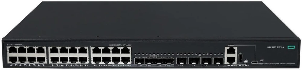 Šakotuvas Komutatorius HP Networking CW 2150 24G PoE+ 4F 4P 405W (S6X51A)