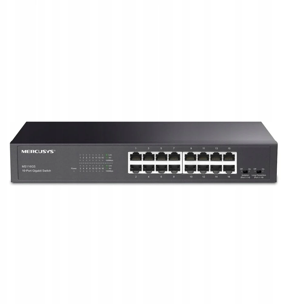 Šakotuvas Switch Mercusys MS116GS (MS116GS(UN))