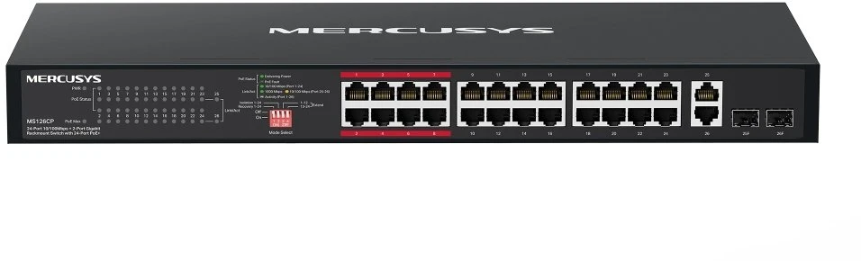 Šakotuvas Switch Mercusys MS126CP