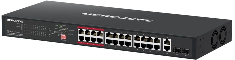 Šakotuvas Switch Mercusys MS126CP