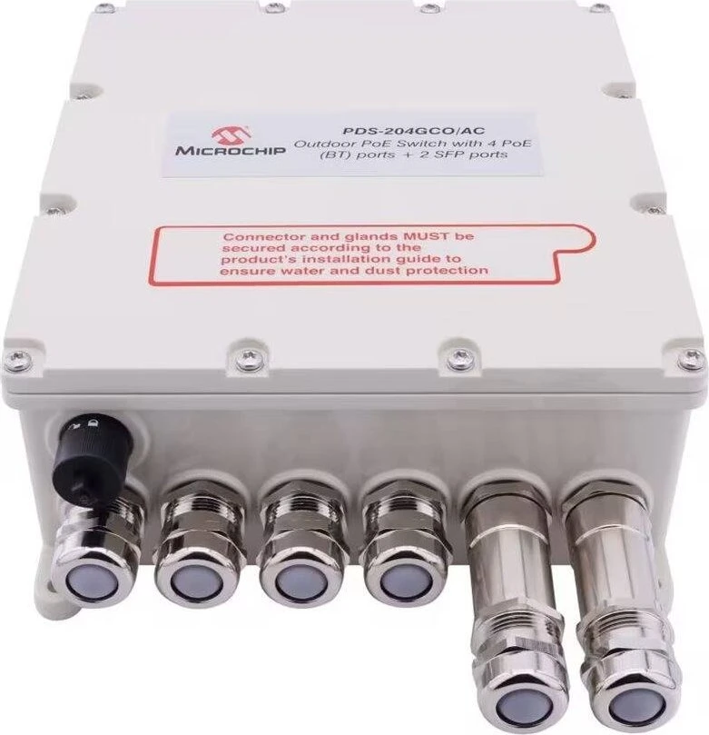 Šakotuvas Adaptec Switch Microchip OUTDOOR POE SWITCH 4 BT PORTS 2