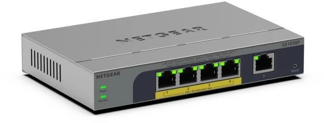 Šakotuvas Komutatorius - Tinklo Komutatorius Netgear GS105EP PoE+ 5-Port 10/100 Mbps