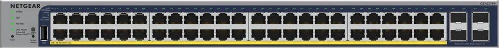 Šakotuvas NETGEAR 52PT GE POE+ išmanusis jungiklis