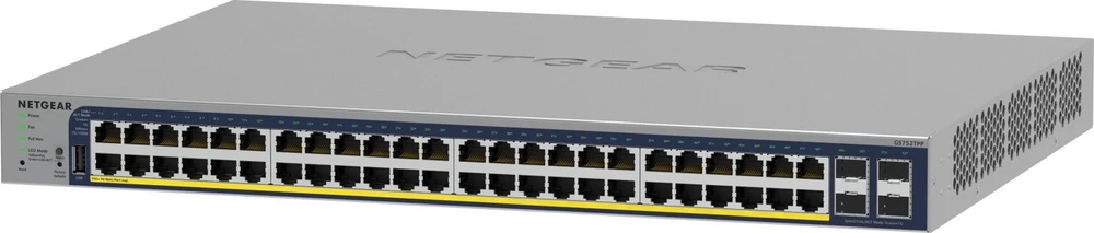 Šakotuvas NETGEAR 52PT GE POE+ išmanusis jungiklis