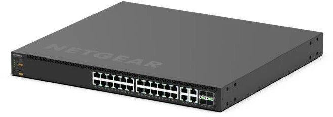 Šakotuvas NETGEAR MSM4332 valdomas L3 maitinimo per Ethernet (PoE) 1U Juodas