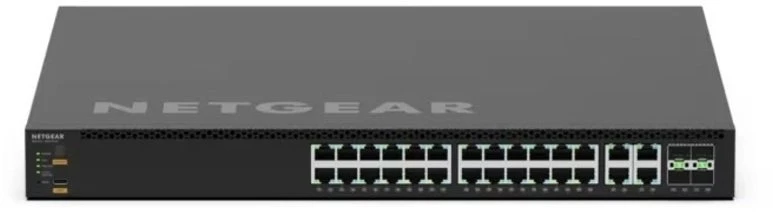 Šakotuvas NETGEAR MSM4332 valdomas L3 maitinimo per Ethernet (PoE) 1U Juodas