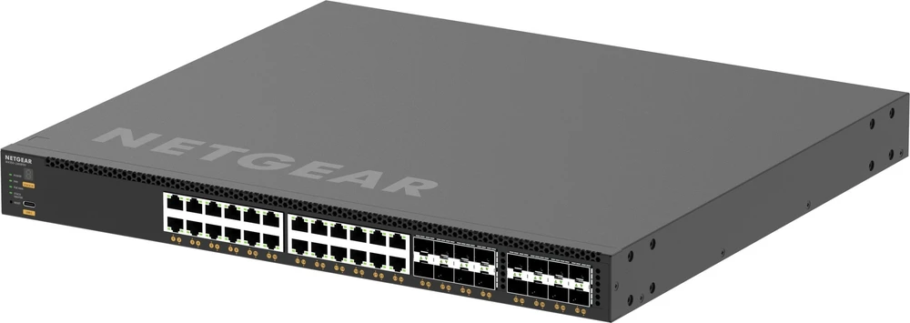 Šakotuvas Netgear Jungiklis XSM4340V 24x10GE PoE++ 8xSFP28