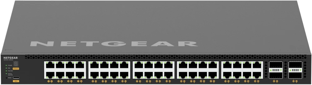 Šakotuvas Netgear 52-PORT 10G POE MANAGED SWITCH - M4350-40X4C 40X10G 4XQSFP28