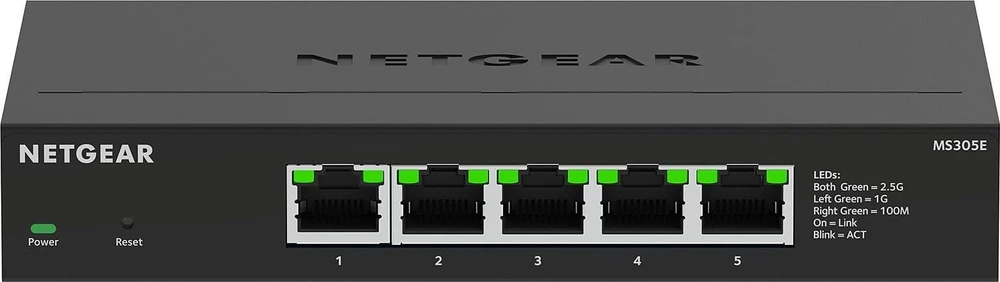 Šakotuvas Netgear 5 PORT 2.5G UM PLUS SWITCH - 5X 2.5G LAN
