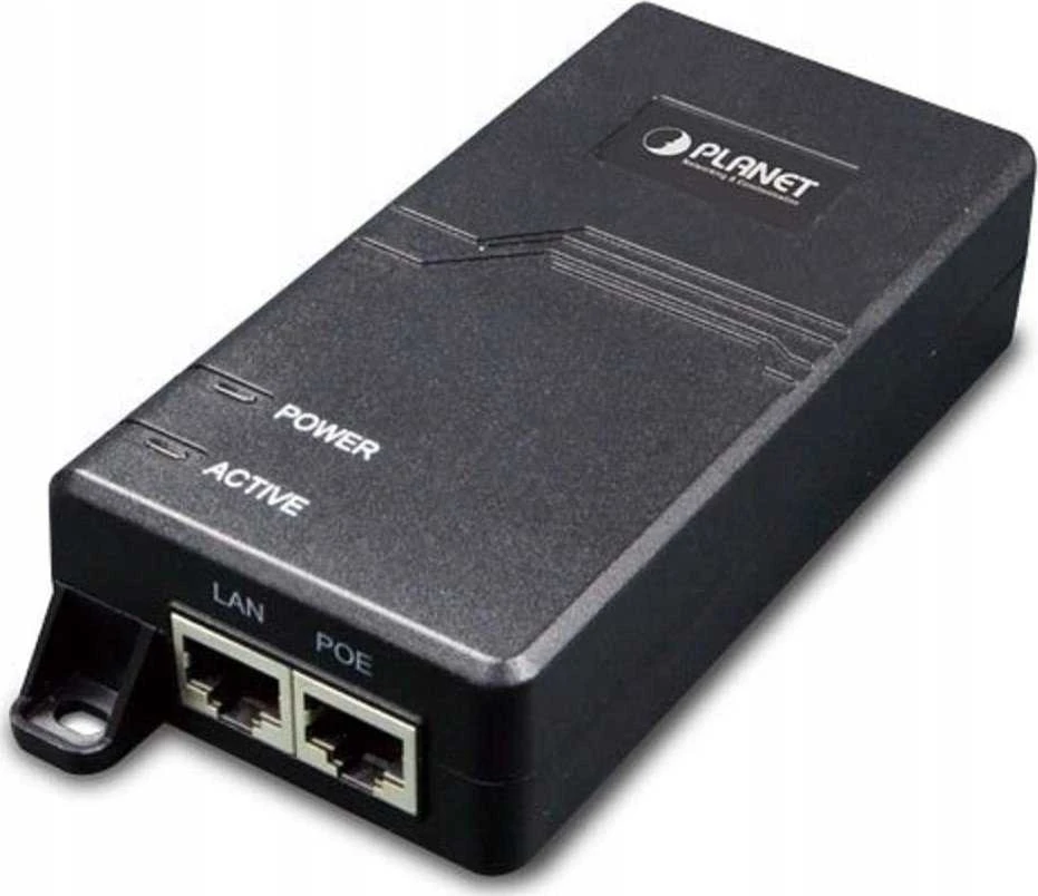 Šakotuvas POE INJECTOR PLANET POE-172 1 PORT RJ45 STP DUOMENYS 1 PORT RJ45 STP 60W