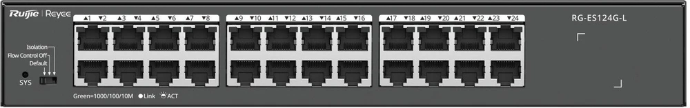 Šakotuvas Ruijie Networks Reyee RG-ES124G-L 24 prievadų komutatorius