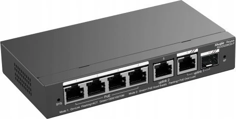 Šakotuvas Ruijie SWITCH POE RG-ES206GS-P 4 PRIEVADŲ REYEE