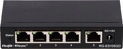 Šakotuvas Ruijie Networks 5 prievadų komutatorius RG-ES105GD
