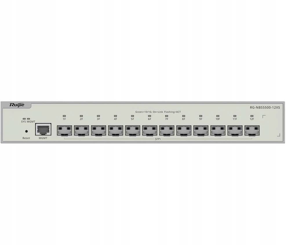 Šakotuvas Ruijie SWITCH RG-NBS5500-12XS 12 PRIEVADŲ SFP+ REYEE