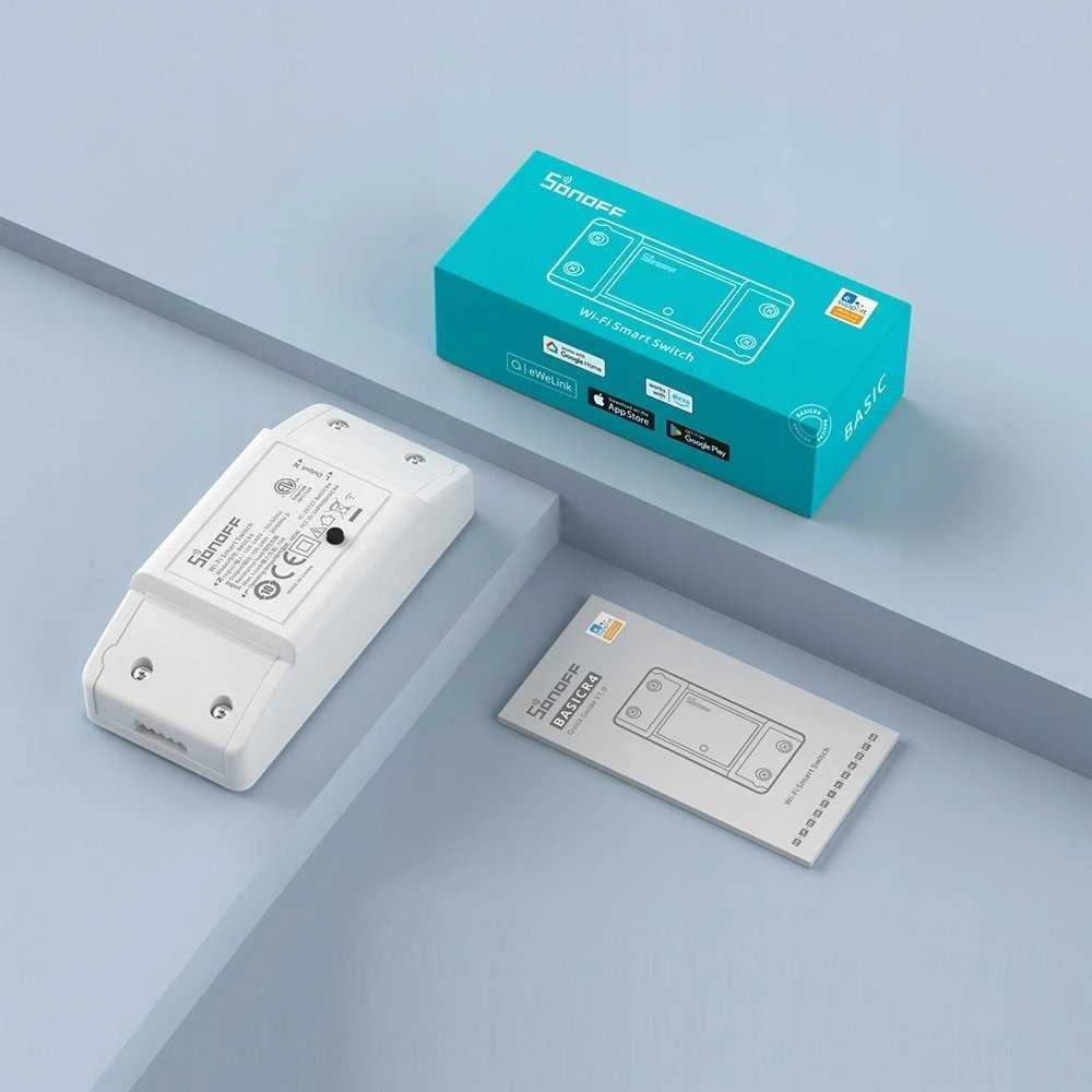 Sonoff BASICR4 Wifi + Bluetooth 10A relė
