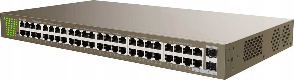 Šakotuvas Tinklo Komutatorius - Tenda TEG1050F Ne-valdomas Gigabit Ethernet Pilkas