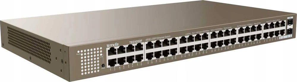 Šakotuvas Tinklo Komutatorius - Tenda TEG1050F Ne-valdomas Gigabit Ethernet Pilkas