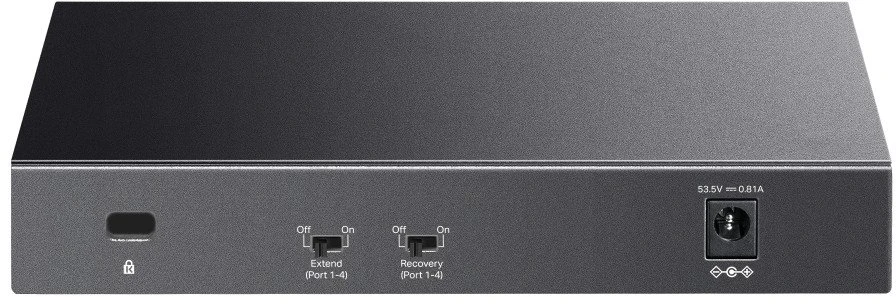Šakotuvas TP-LINK | 6 prievadų 10/100 Mbps darbalaukio jungiklis su 4 prievadų PoE | LS106LP | Nevaldomas | Darbalaukis