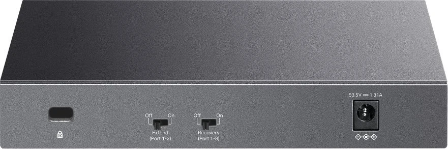 Šakotuvas TP-LINK | 8 prievadų Gigabit darbalaukio jungiklis su 8 prievadų PoE+ | LS108GP | Nevaldomas | Darbalaukis
